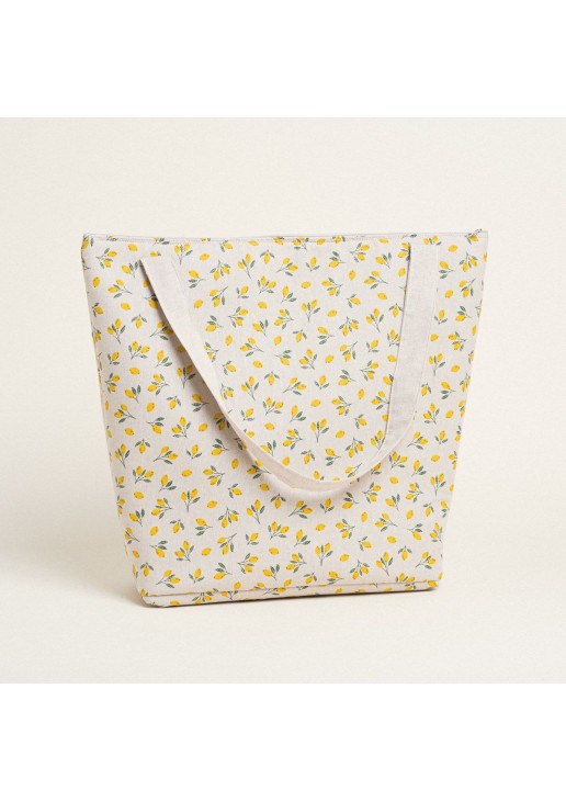 Beauty Home ΤΣΑΝΤΑ ΜΕ ΦΕΡΜΟΥΑΡ 53 X 43 cm ΜΙΚΡΑ ΛΕΜΟΝΙΑ