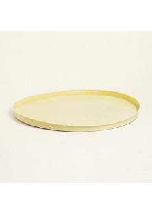Beauty Home ΔΙΣΚΟΣ ΜΕΤΑΛΛΙΚΟΣ ΑΝΑΓΛΥΦΟΣ ΚΙΤΡΙΝΟΣ 60 CM