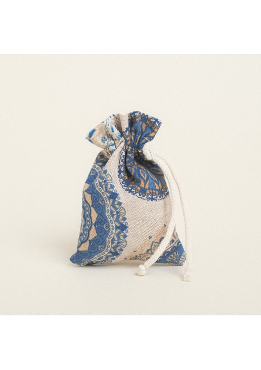 Beauty Home ΠΟΥΓΚΙ ΜΕ ΚΟΡΔΟΝΙ 12 x 17 cm ΜΠΛΕ ΜΑΝΤΑΛΑ