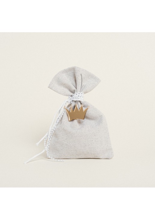 Beauty Home ΠΟΥΓΚΙ ΓΚΡΙ ΑΣΗΜΙ LUREX 12 x 17 cm