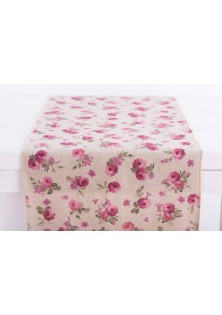 Beauty Home ΡΑΝΝΕΡ ΦΛΟΡΑΛ ΡΟΖΑ 32 cm x 1,5 m