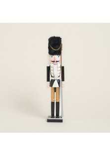 Beauty Home ΚΑΡΥΟΘΡΑΥΣΤΕΣ ΜΑΥΡΟΙ ΜΕ ΓΟΥΝΙΝΟ ΚΑΠΕΛΟ 25 CM