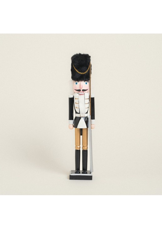 Beauty Home ΚΑΡΥΟΘΡΑΥΣΤΕΣ ΜΑΥΡΟΙ ΜΕ ΓΟΥΝΙΝΟ ΚΑΠΕΛΟ 25 CM