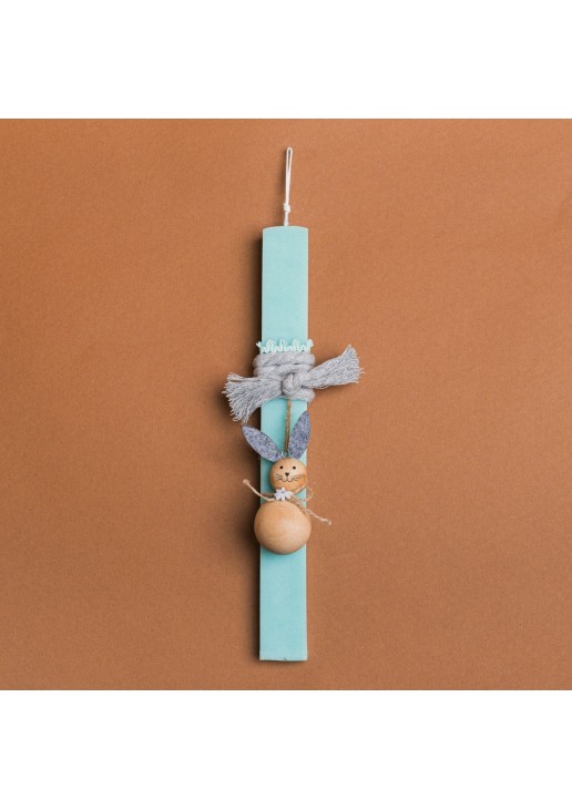 Beauty Home ΛΑΜΠΑΔΑ ΒΕΡΑΜΑΝ 33cm ΞΥΛΙΝΟΣ ΛΑΓΟΣ ΜΠΑΛΑ ΣΕ ΣΥΣΚΕΥΑΣΙΑ ΔΩΡΟΥ