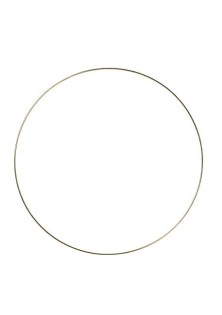 Beauty Home ΜΕΤΑΛΛΙΚΟΣ ΚΥΚΛΟΣ ΧΡΥΣΟΣ 40 CM