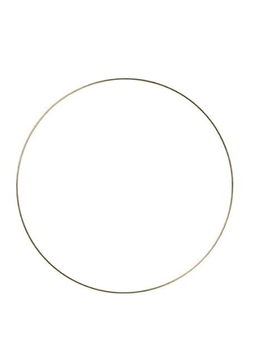 Beauty Home ΜΕΤΑΛΛΙΚΟΣ ΚΥΚΛΟΣ ΧΡΥΣΟΣ 40 CM