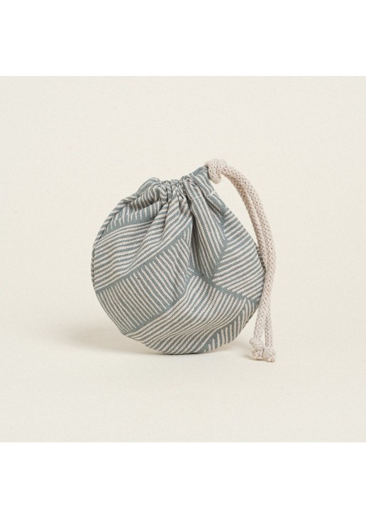 Beauty Home ΠΟΥΓΚΙ ΟΒΑΛ ΜΕ ΚΟΡΔΟΝΙ 13 x 14 cm ΔΙΑΓΩΝΙΕΣ ΓΡΑΜΜΕΣ ΛΑΔΙ