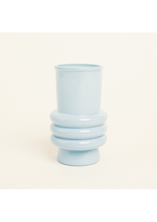 Beauty Home Γυάλινο Βάζο Ελάνη 17 CM