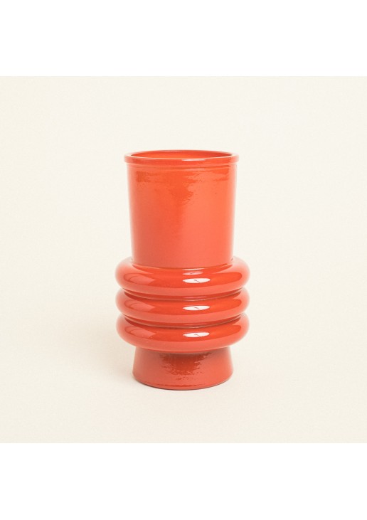 Beauty Home Γυάλινο Βάζο Ελάνη 17 CM