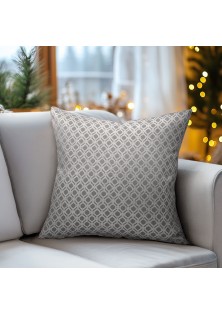 Beauty Home ΜΑΞΙΛΑΡΟΘΗΚΗ ΖΑΚΑΡ ΟΡΙΕΝΤΑΛ ΓΚΡΙ – ΑΣΗΜΙ 40 x 40 cm