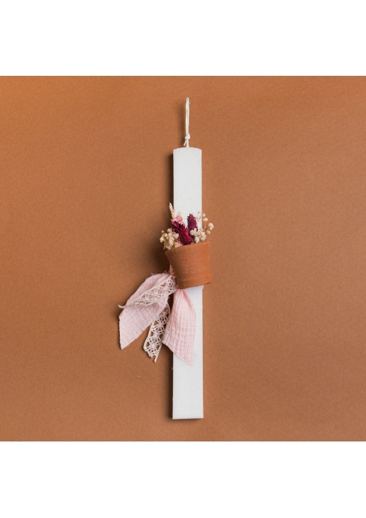 Beauty Home ΛΑΜΠΑΔΑ 33cm ΚΑΣΠΩ ΜΕ ΑΠΟΞΗΡΑΜΕΝΑ ΡΟΖ ΣΕ ΣΥΣΚΕΥΑΣΙΑ ΔΩΡΟΥ