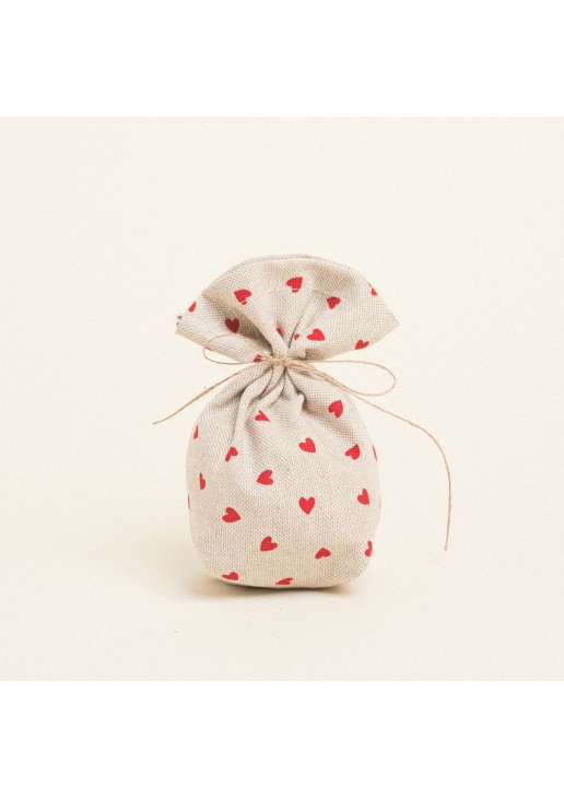 Beauty Home ΠΟΥΓΚΙ ΜΕ ΒΑΣΗ 8 x 12 cm ΜΙΚΡΕΣ ΚΟΚΚΙΝΕΣ ΚΑΡΔΙΕΣ