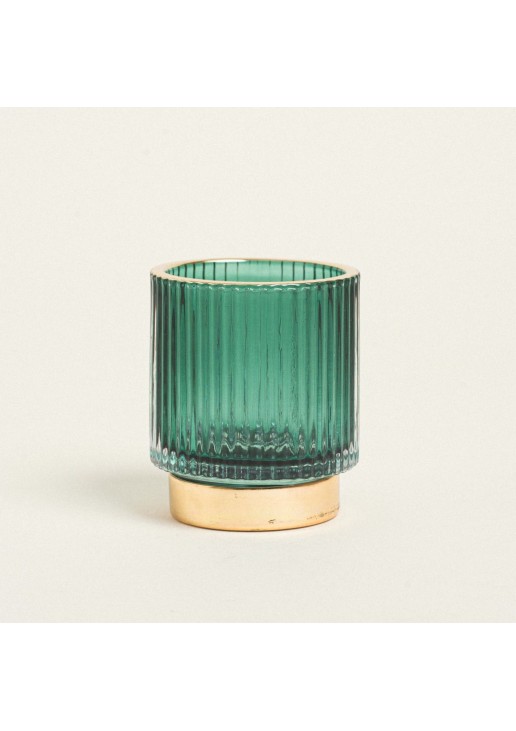 Beauty Home ΚΗΡΟΠΗΓΙΟ ΠΡΑΣΙΝΟ / ΧΡΥΣΟ Ø7×8,2cm Ø7×8,2cm