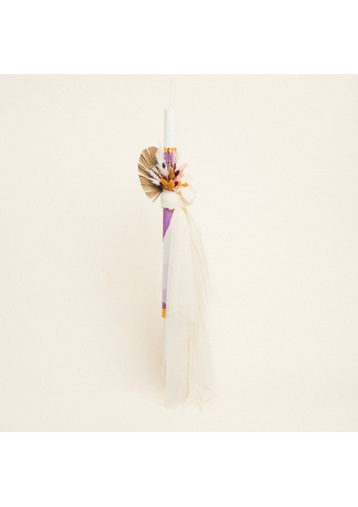 Beauty Home ΛΑΜΠΑΔΑ ΒΑΠΤΙΣΗΣ ΜΟΝΟΧΡΩΜΟ PREMIUM ΛΙΛΑ