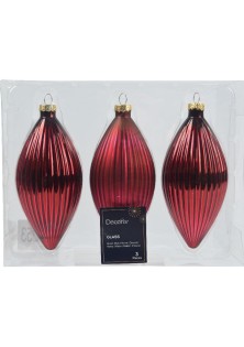 Beauty Home ΣΤΟΛΙΔΙ ΣΤΑΓΟΝΑ ΜΠΟΡΝΤΩ ΣΕΤ 3 ΤΜΧ 6 x 13 CM