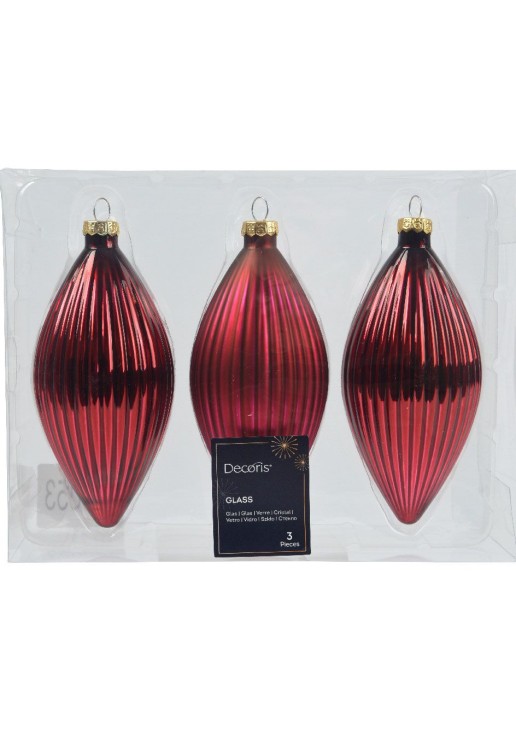 Beauty Home ΣΤΟΛΙΔΙ ΣΤΑΓΟΝΑ ΜΠΟΡΝΤΩ ΣΕΤ 3 ΤΜΧ 6 x 13 CM