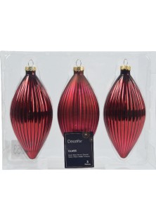 Beauty Home ΣΤΟΛΙΔΙ ΣΤΑΓΟΝΑ ΜΠΟΡΝΤΩ ΣΕΤ 3 ΤΜΧ 6 x 13 CM