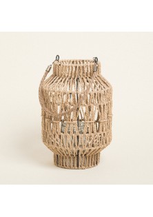 Beauty Home ΦΑΝΑΡΙ ΧΕΙΡΟΠΟΙΗΤΟ ΜΕ ΚΟΡΔΟΝΙ 31 x 19 cm