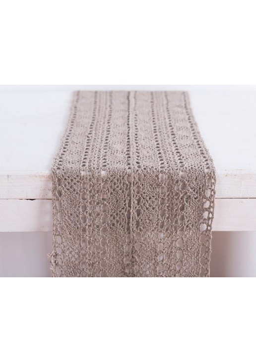 Beauty Home ΡΑΝΝΕΡ ΔΑΝΤΕΛΑ 23 cm ΜΠΕΖ