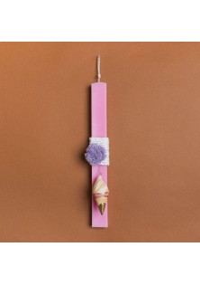 Beauty Home ΛΑΜΠΑΔΑ ΡΟΖ 33cm ΠΑΓΩΤΟ ΣΕ ΣΥΣΚΕΥΑΣΙΑ ΔΩΡΟΥ