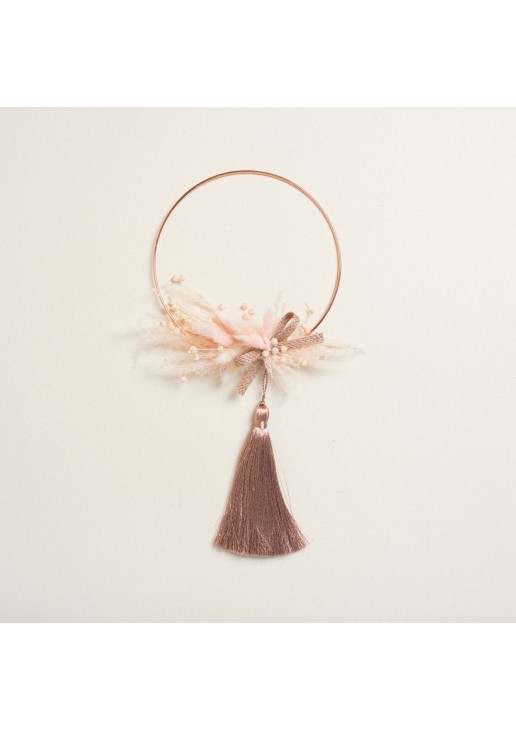 Beauty Home ΣΤΕΦΑΝΙ ΣΤΟΛΙΣΜΕΝΟ ΡΟΖ-ΧΡΥΣΟ ΜΕ ΑΠΟΞΗΡΑΜΕΝΑ