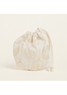 Beauty Home ΠΟΥΓΚΙ ΟΒΑΛ ΜΕ ΚΟΡΔΟΝΙ 13 x 14 cm ΖΑΚΑΡ ΧΡΙΣΤΟΥΓΕΝΝΙΑΤΙΚΕΣ ΜΠΑΛΕΣ