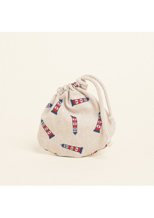 Beauty Home ΠΟΥΓΚΙ ΟΒΑΛ ΜΕ ΚΟΡΔΟΝΙ 13 x 14 cm ΜΙΚΡΟΙ ΦΑΡΟΙ