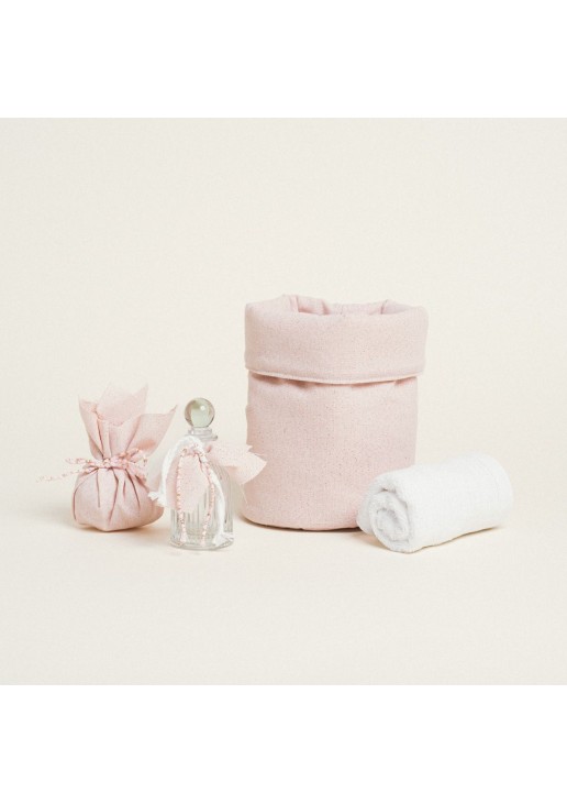 Beauty Home ΚΥΛΙΝΔΡΟΣ ΛΑΔΟΣΕΤ ΡΟΖ ΧΡΥΣΟ LUREX