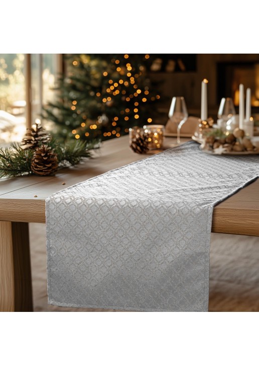 Beauty Home ΡΑΝΝΕΡ ΖΑΚΑΡ ΟΡΙΕΝΤΑΛ ΓΚΡΙ – ΑΣΗΜΙ 40 cm x 1,5 m