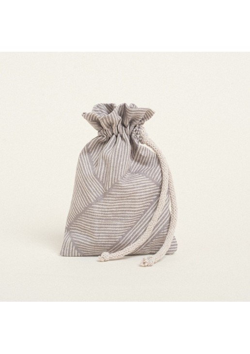 Beauty Home ΠΟΥΓΚΙ ΜΕ ΚΟΡΔΟΝΙ 12 x 17 cm ΔΙΑΓΩΝΙΕΣ ΓΡΑΜΜΕΣ ΜΠΕΖ