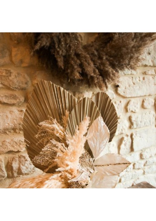 Beauty Home ΦΥΛΛΑ ΠΑΛΜΑ ΣΕΤ 3 ΤΜΧ 60 x 15 cm