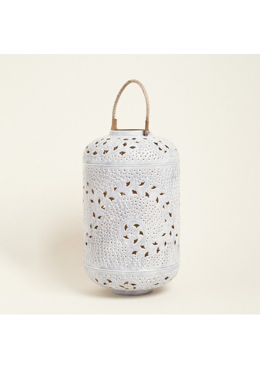 Beauty Home ΦΑΝΑΡΙ ΜΕΤΑΛΙΚΟ ΓΚΡΙ 51 x 28 cm