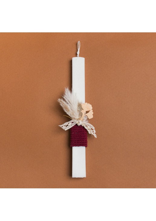 Beauty Home ΛΑΜΠΑΔΑ 33cm ΞΥΛΙΝΟ ΚΛΑΔΙ ΜΕ ΑΠΟΞΗΡΑΜΕΝΑ ΜΠΟΡΝΤΩ ΣΕ ΣΥΣΚΕΥΑΣΙΑ ΔΩΡΟΥ