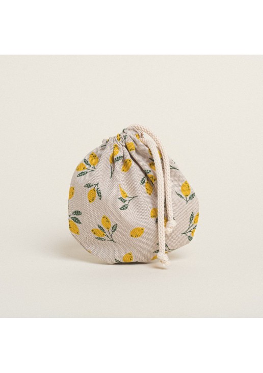 Beauty Home ΠΟΥΓΚΙ ΟΒΑΛ ΜΕ ΚΟΡΔΟΝΙ 13 x 14 cm ΜΙΚΡΑ ΛΕΜΟΝΙΑ