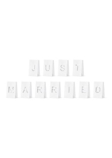 Beauty Home XΑΡΤΙΝΑ ΦΑΝΑΡΙΑ Just Married, 11.5x19x7cm 11 τεμ