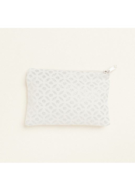 Beauty Home ΠΟΡΤΟΦΟΛΑΚΙ 9 x 16 cm ΖΑΚΑΡ ΕΚΡΟΥ-ΑΣΗΜΙ