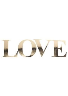 Beauty Home ΑΥΤΟΚΟΛΛΗΤΑ ΧΡΥΣΟ LOVE 15 CM