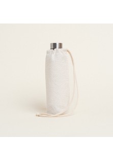 Beauty Home ΘΗΚΗ ΓΙΑ ΜΠΟΥΚΑΛΙ ΜΕ ΚΟΡΔΟΝΙ 22 x 12 cm ΕΚΡΟΥ ΧΡΥΣΟ LUREX