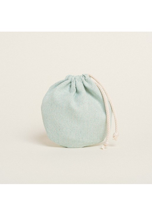 Beauty Home ΠΟΥΓΚΙ ΟΒΑΛ ΜΕ ΚΟΡΔΟΝΙ 13 x 14 cm ΒΕΡΑΜΑΝ ΧΡΥΣΟ LUREX