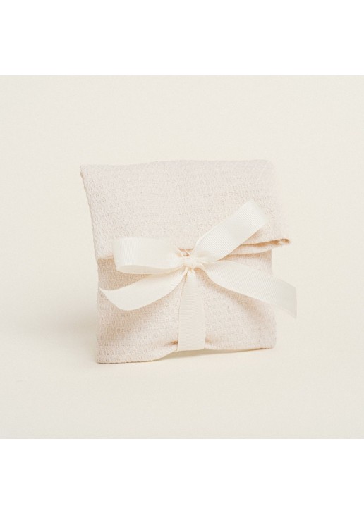 Beauty Home ΠΟΥΓΚΙ ΜΕ ΚΟΡΔΕΛΑ 12 x 17 cm ΚΕΝΤΗΜΑ ΡΟΜΒΟΣ ΕΚΡΟΥ