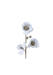Beauty Home ΛΟΥΛΟΥΔΙ ΒΕΛΟΥΔΙΝΟ ΜΕ ΧΡΥΣΟ ΓΚΛΙΤΕΡ 58 cm