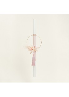 Beauty Home ΛΑΜΠΑΔΑ ΒΑΠΤΙΣΗΣ ΣΤΕΦΑΝΙ ΡΟΖ ΜΕ ΑΠΟΞΗΡΑΜΕΝΑ