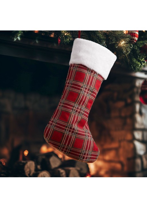 Beauty Home ΚΑΛΤΣΑ 50 x 30 CM ΣΤΟΦΑ ΚΑΡΩ ΚΟΚΚΙΝΟ