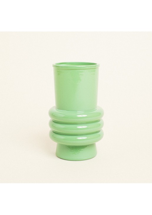 Beauty Home Γυάλινο Βάζο Ελάνη 17 CM