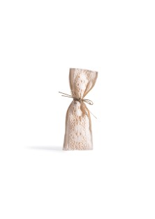 Beauty Home ΠΟΥΓΚΙ ΜΕ ΔΑΝΤΕΛΑ 6 x 19 cm ΕΚΡΟΥ-ΕΚΡΟΥ