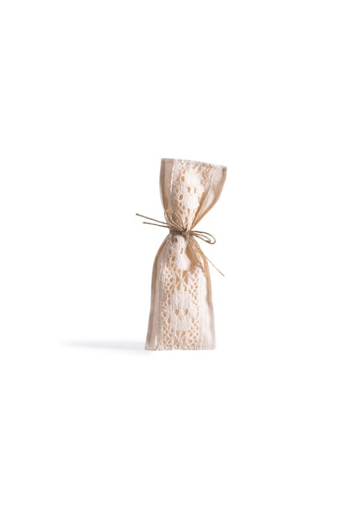 Beauty Home ΠΟΥΓΚΙ ΜΕ ΔΑΝΤΕΛΑ 6 x 19 cm ΕΚΡΟΥ-ΕΚΡΟΥ