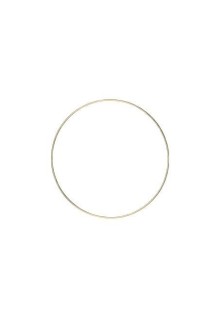 Beauty Home ΜΕΤΑΛΛΙΚΟΣ ΚΥΚΛΟΣ ΧΡΥΣΟΣ 20 CM