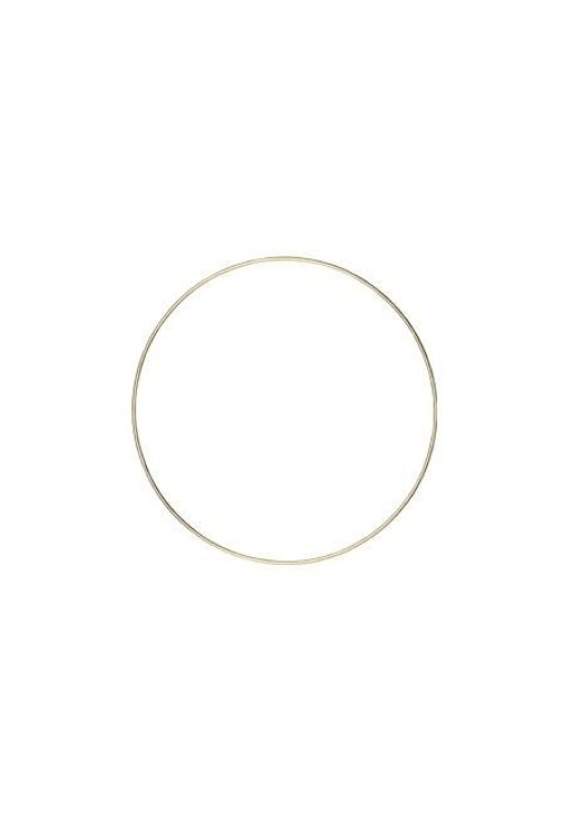 Beauty Home ΜΕΤΑΛΛΙΚΟΣ ΚΥΚΛΟΣ ΧΡΥΣΟΣ 20 CM