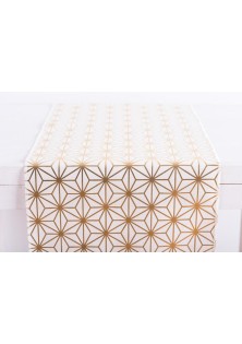 Beauty Home ΡΑΝΝΕΡ ΧΡΥΣΑ ΓΕΩΜΕΤΡΙΚΑ ΣΧΕΔΙΑ 32 cm x 1,5 m