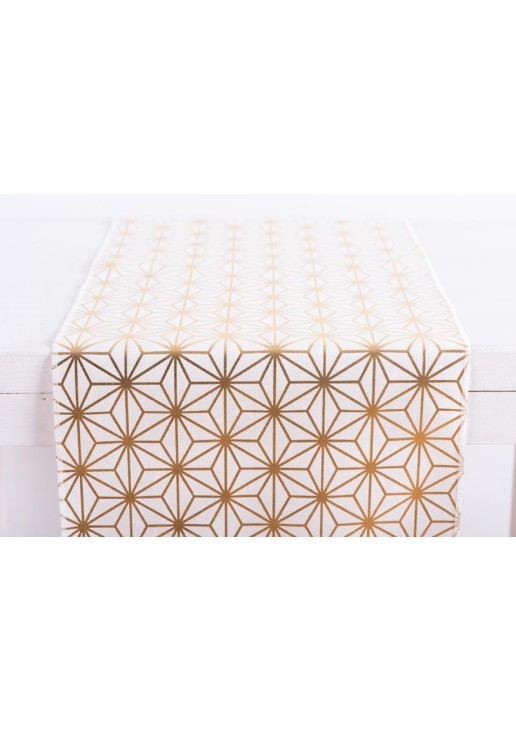 Beauty Home ΡΑΝΝΕΡ ΧΡΥΣΑ ΓΕΩΜΕΤΡΙΚΑ ΣΧΕΔΙΑ 32 cm x 2.5 m